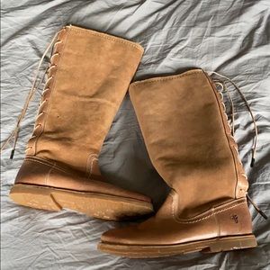 Frye soft winter leather boots